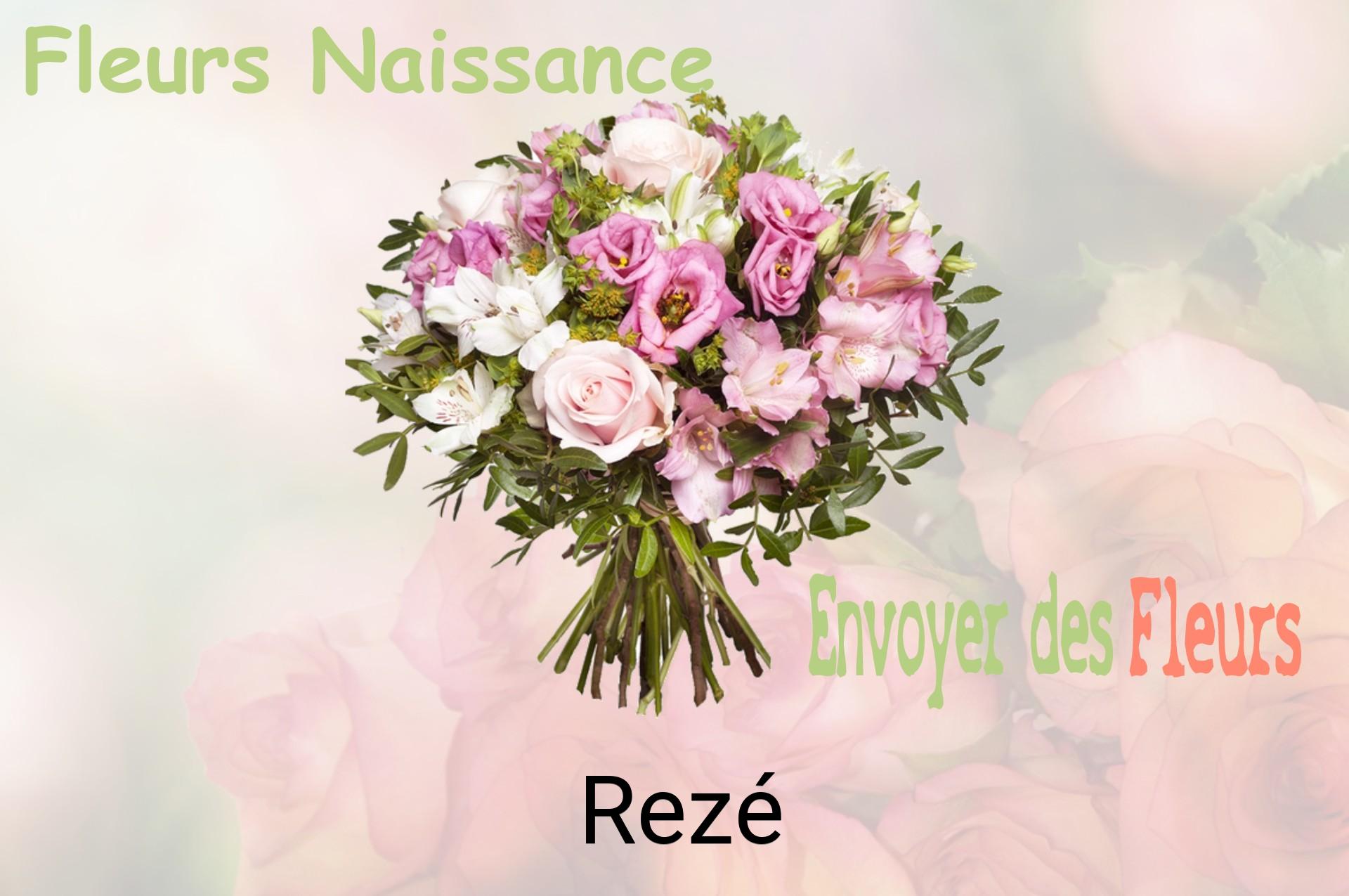 Bouquet de fleurs de naissance livré à Rezé